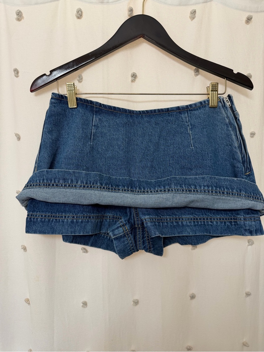 Princess Polly Blue Denim Low Rise Skort - Picture 4 of 9